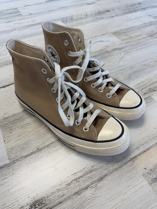 Converse Shoes - Converse High-Top Sneakers in Tan with White Accents